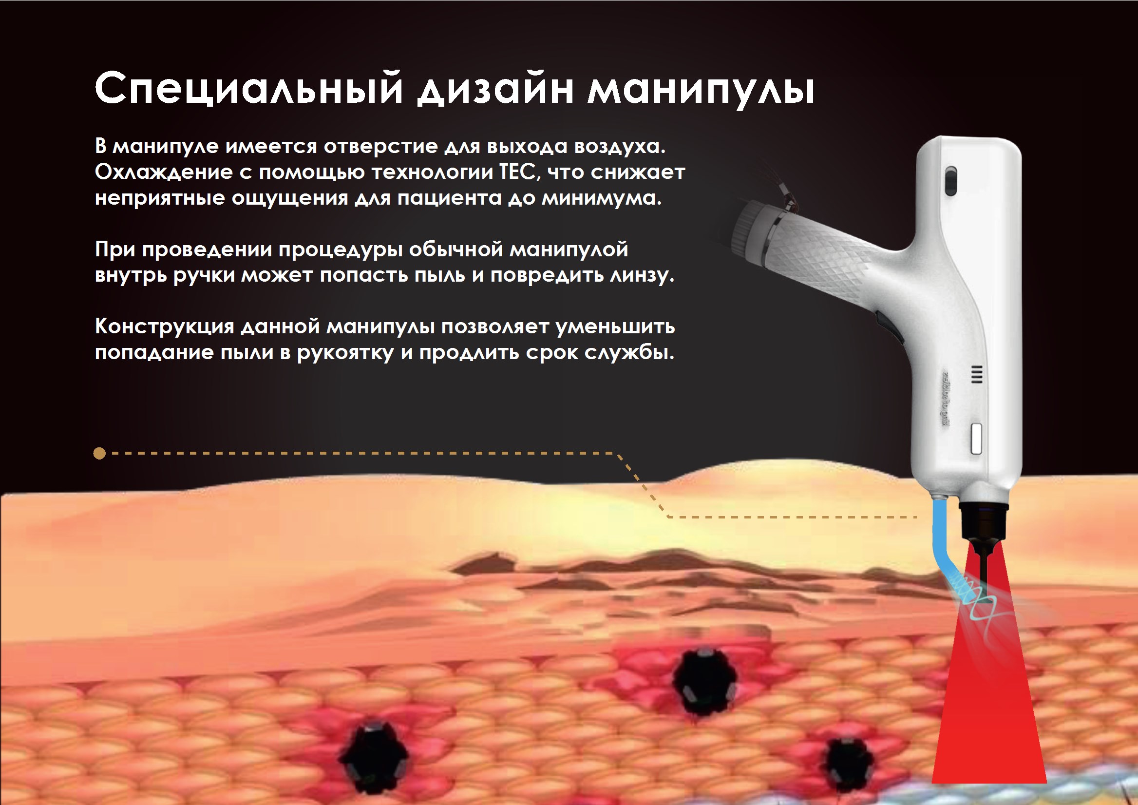Инновационный дизайн манипулы с TEC-охлаждением